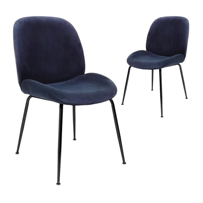 Asta Dining Chairs – Ink Black Frame (Set of 2)