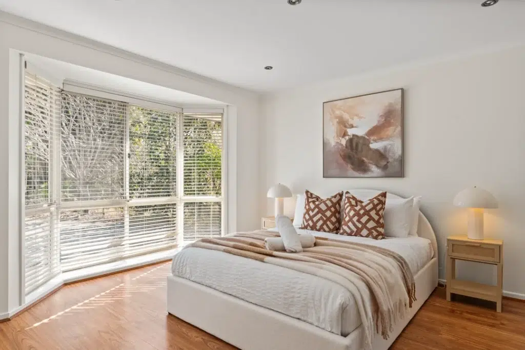 Airbnb Styling in Queensland with Lagom Linen Cushion 55cm