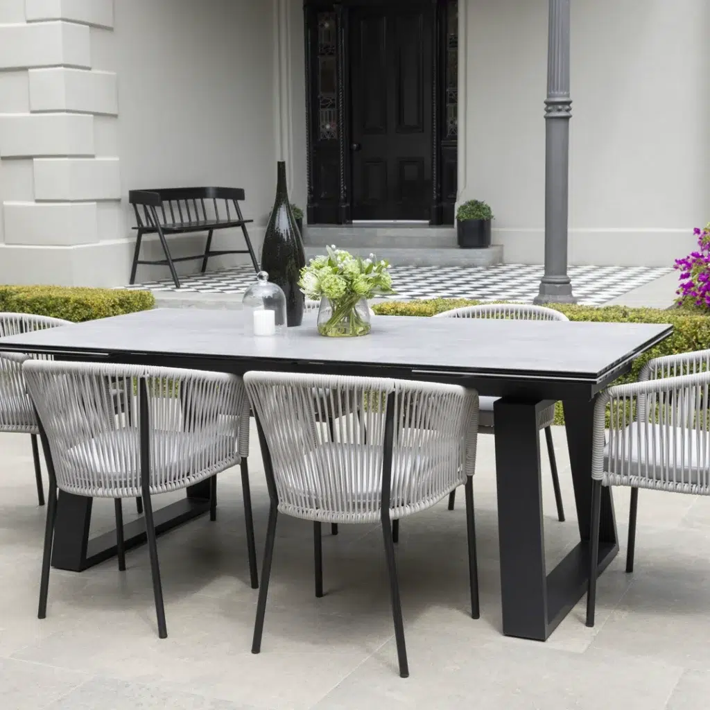 Skala Outdoor Chair Pebble Set 2 Rope Design