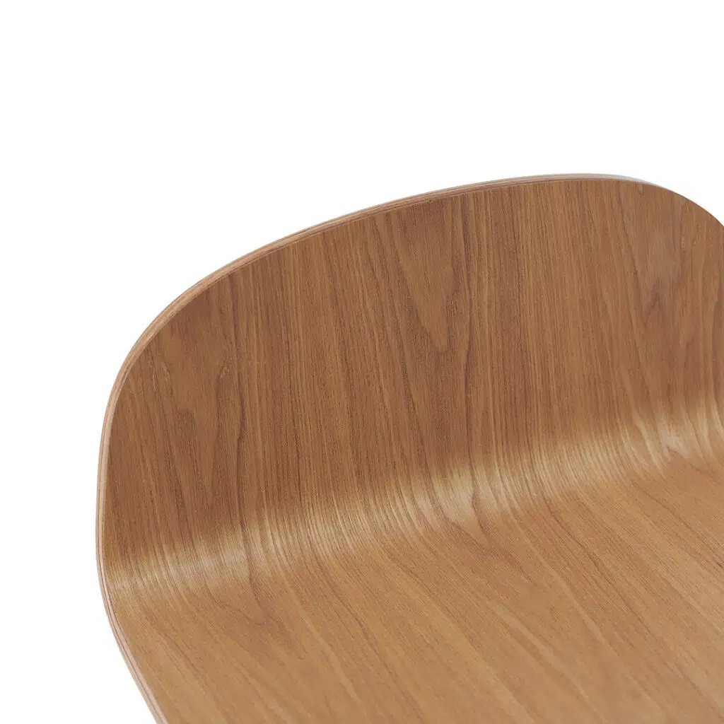 Ava 65cm Natural Wood Bar Stool Rustic Modern Design