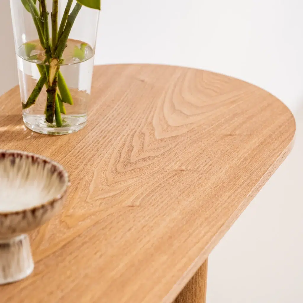 Boyd console table natural wood craftsmanship with clean lines and durable finish