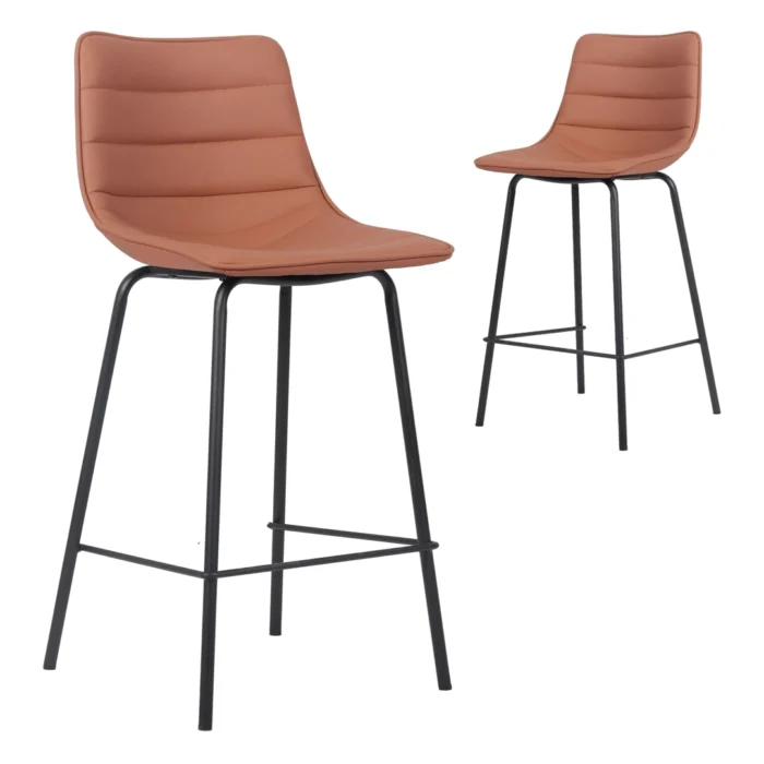 Cali Bar Stool – Tan (Set of 2)