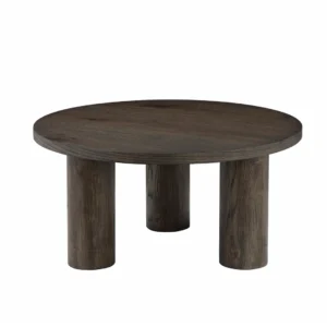 Elegant dark oak coffee table with modern design and scratch-resistant finish for living rooms