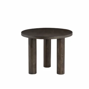 Modern Capri lamp table with dark oak veneer and coffee-toned surfaces for living spaces