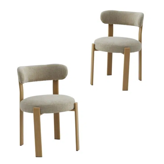 Carmo Dining Chair – Beige (Set of 2) (Copy)