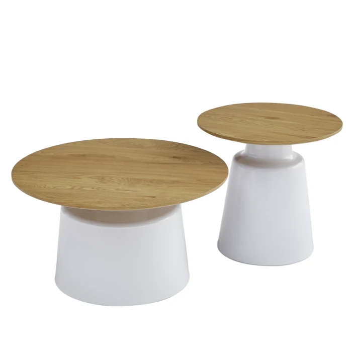 Coach 50/70cm Coffee Table Set – Oak