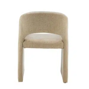 Cento dining chairs in sand color set of 2 with padded seats and modern design for elegant interiors