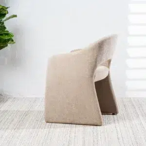 Cento dining chairs in sand color set of 2 elegant design with padded seats for timeless appeal