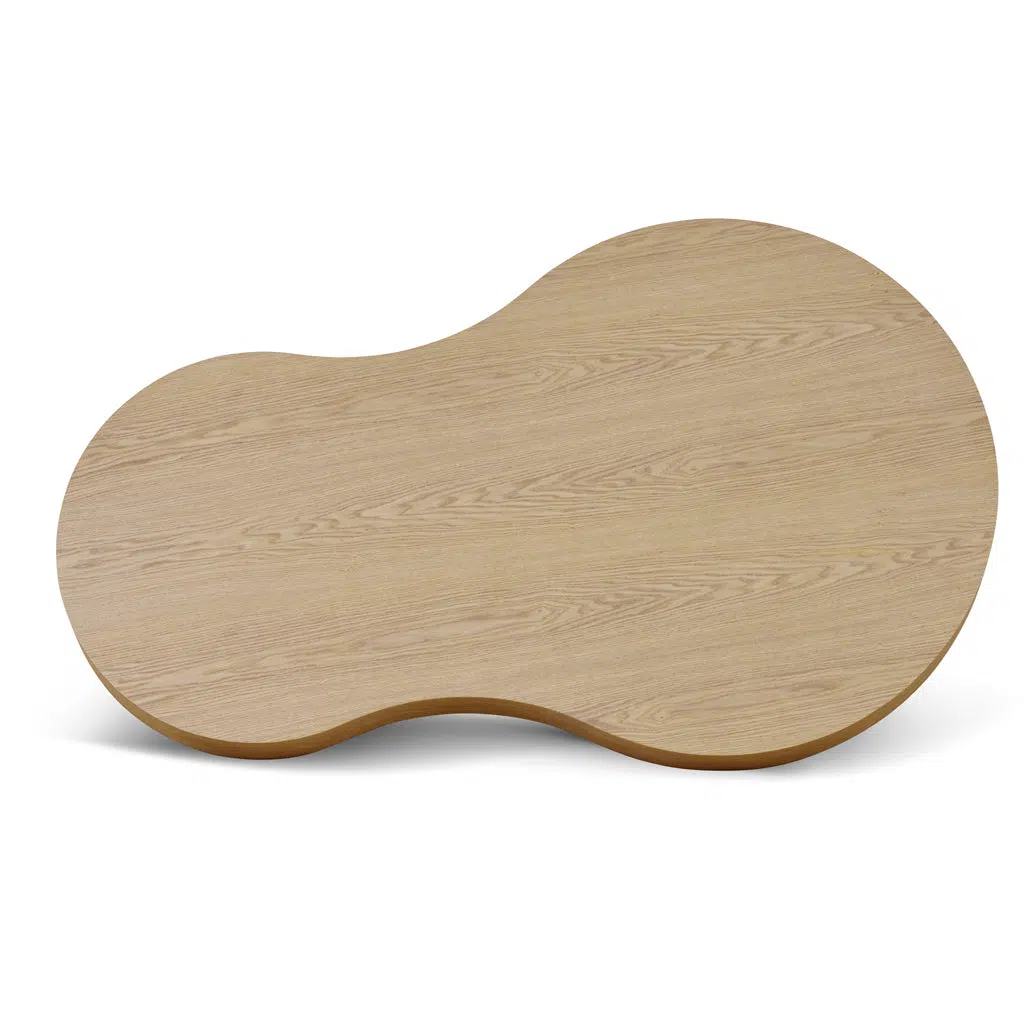 Ava 1.35m Coffee Table Natural Finish Engineered Wood Durable Sturdy Versatile