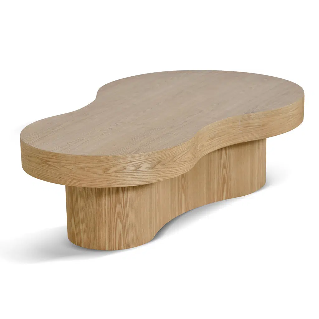 Ava 1.35m coffee table natural finish versatile design sturdy engineered wood easy assembly 20kg capacity