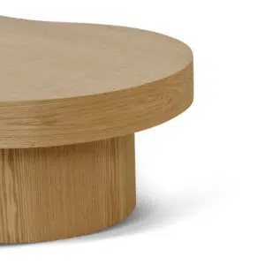 Ava 1.35m Natural Coffee Table Sturdy Engineered Wood Modern Rustic Versatile