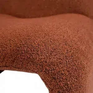 Calais Terracotta Boucle Accent Chair