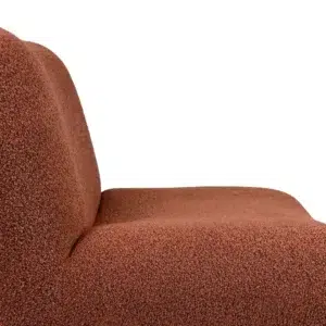 Calais Terracotta Boucle Accent Chair