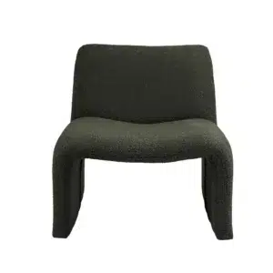 Calais Forest Green Boucle Accent Chair