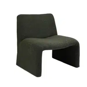 Calais Occasional Chair Forest Green Boucle Fabric