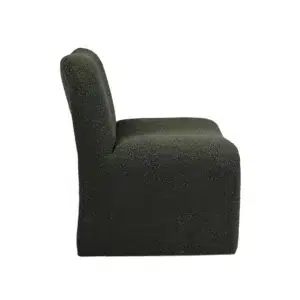 Calais Forest Green Boucle Occasional Chair