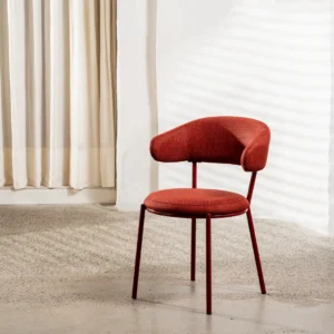 Cannes Plum Upholstered Dining Chairs Set of 2