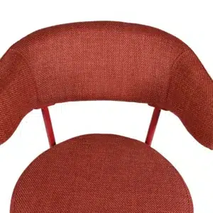 Plum textured dining chairs with metal frames set of 2 for modern dining room