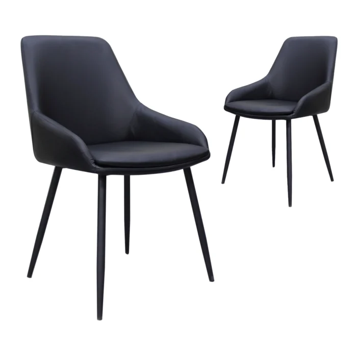 Beaumont Dining Chairs – Black (Set of 2)