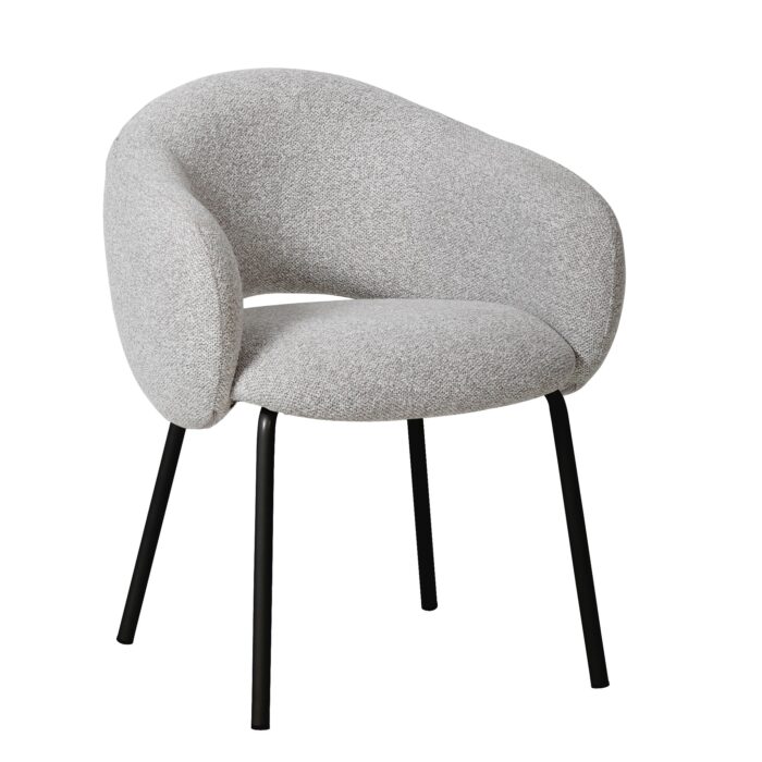 modern minimalist black dining chairs set of 2 clay grey ergonomic design durable