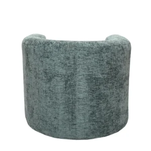 Donatella Occasional Chair in teal with modern design and textured fabric for living room or office