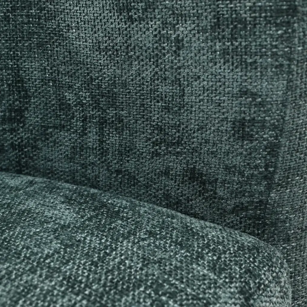 Donatella Occasional Chair in teal with modern design and textured fabric for living room or office