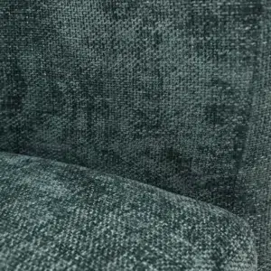 Donatella Occasional Chair in teal with modern design and textured fabric for living room or office