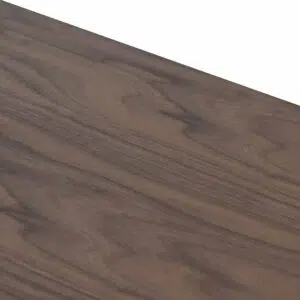 Walnut sideboard with black doors and ash legs for modern retro elegance