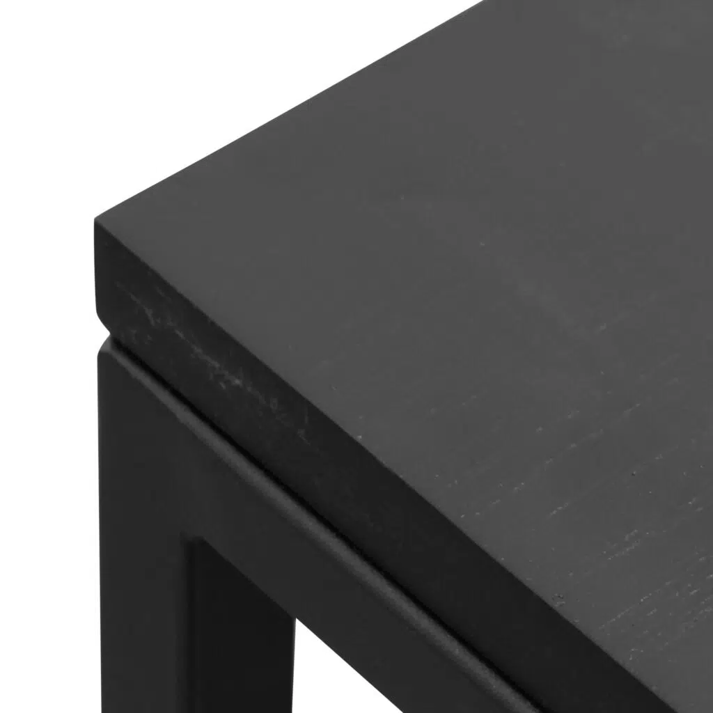 Eli 1.6m full black console table with sleek design and durable materials for modern spaces