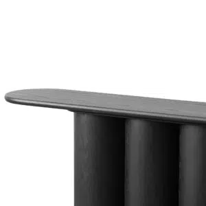 Nora 170cm Matte Black Console Table Engineered Wood Modern Home Decor