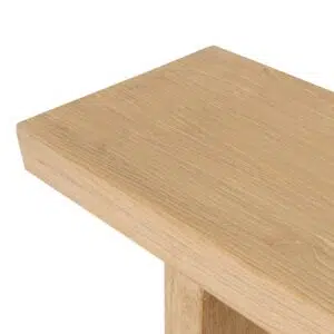 Natural Elm Wood Console Table 1.52m Minimalist Living Room Entryway Furniture