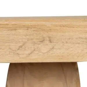 Mia 2.8m Elm Dining Table Natural Wood Spacious Durable Luxury Design