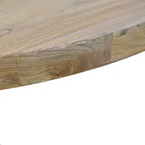 Seraphina 3m dining table natural finish reclaimed elm wood eco friendly craftsmanship