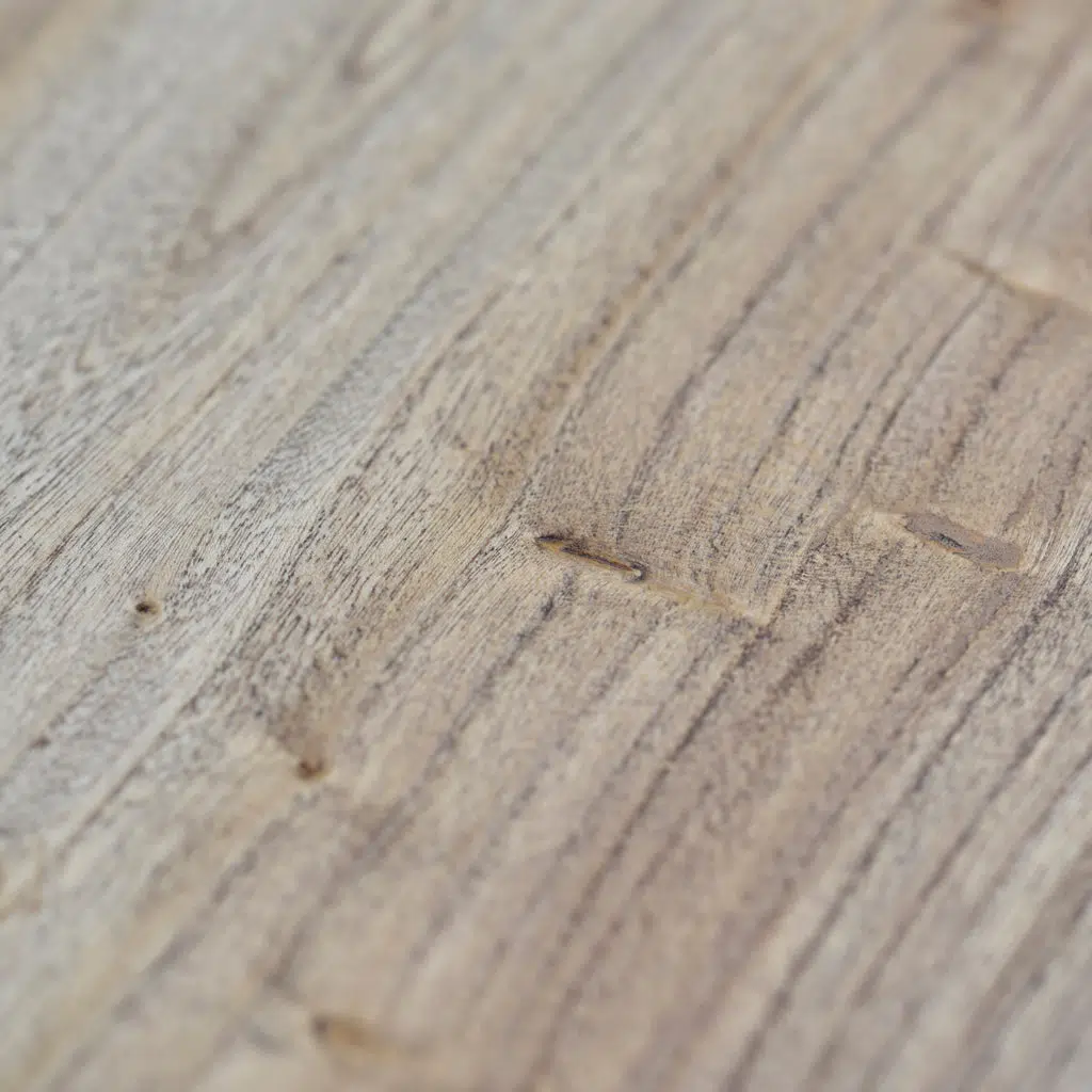 Seraphina 3m dining table natural finish reclaimed elm wood eco friendly craftsmanship