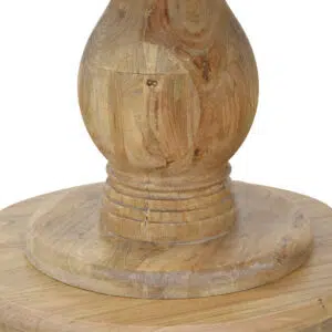 Ava 2.4m dining table natural elm wood elegant oval tabletop layered base