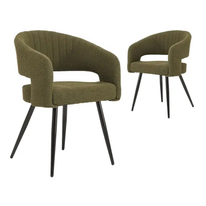 Emery Dining Chair – Olive (Set of 2)