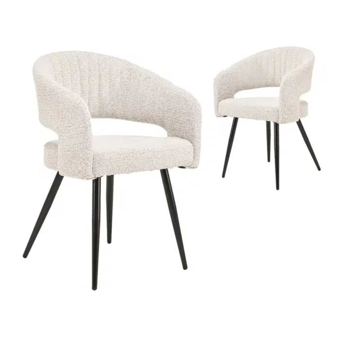 Emery Dining Chair – Sand (Set of 2)