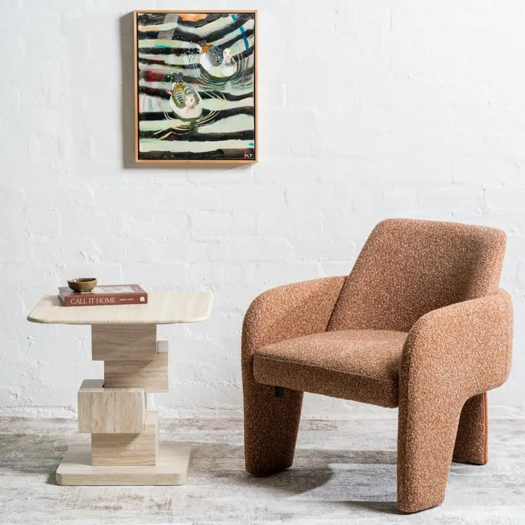 Zurich Paprika Occasional Chair Chenille
