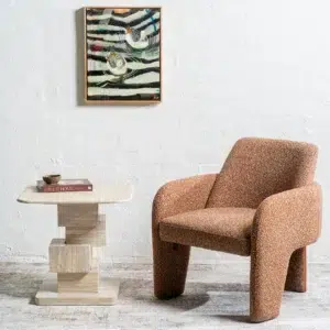 Zurich Paprika Occasional Chair Chenille