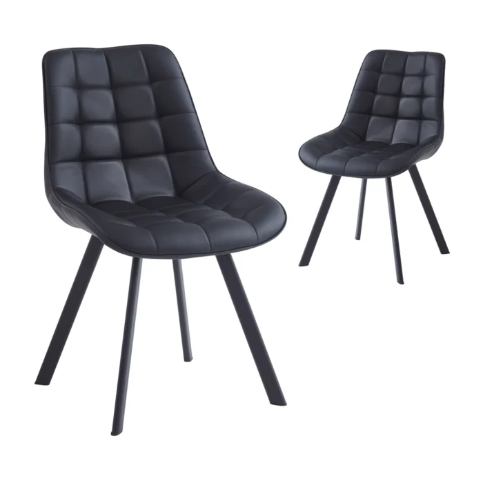 Forest Dining Chairs – Black (Set of 2)