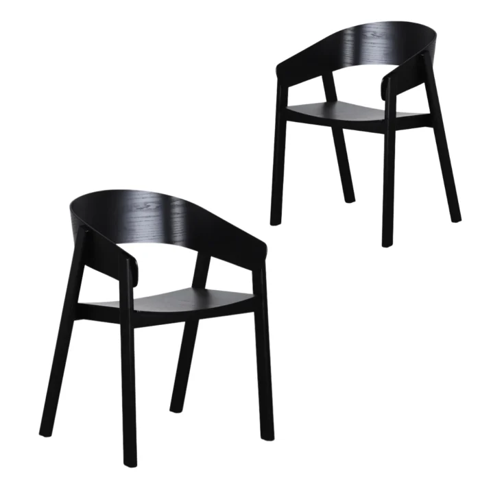 Hendriks Dining Chair – Black (Set of 2)
