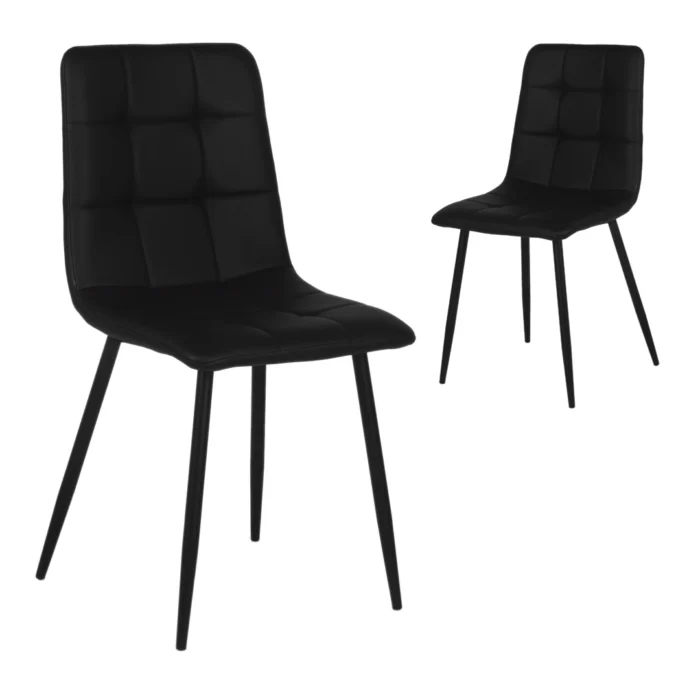 Jack Dining Chairs – Black (Set of 2)