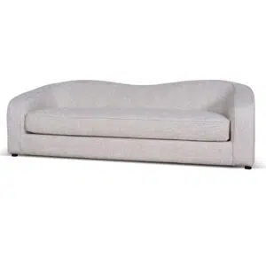grace 3-seater sofa pale beige durable solid pinewood frame modern comfort design