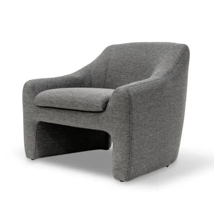 Anya Fabric Armchair – Graphite Grey
