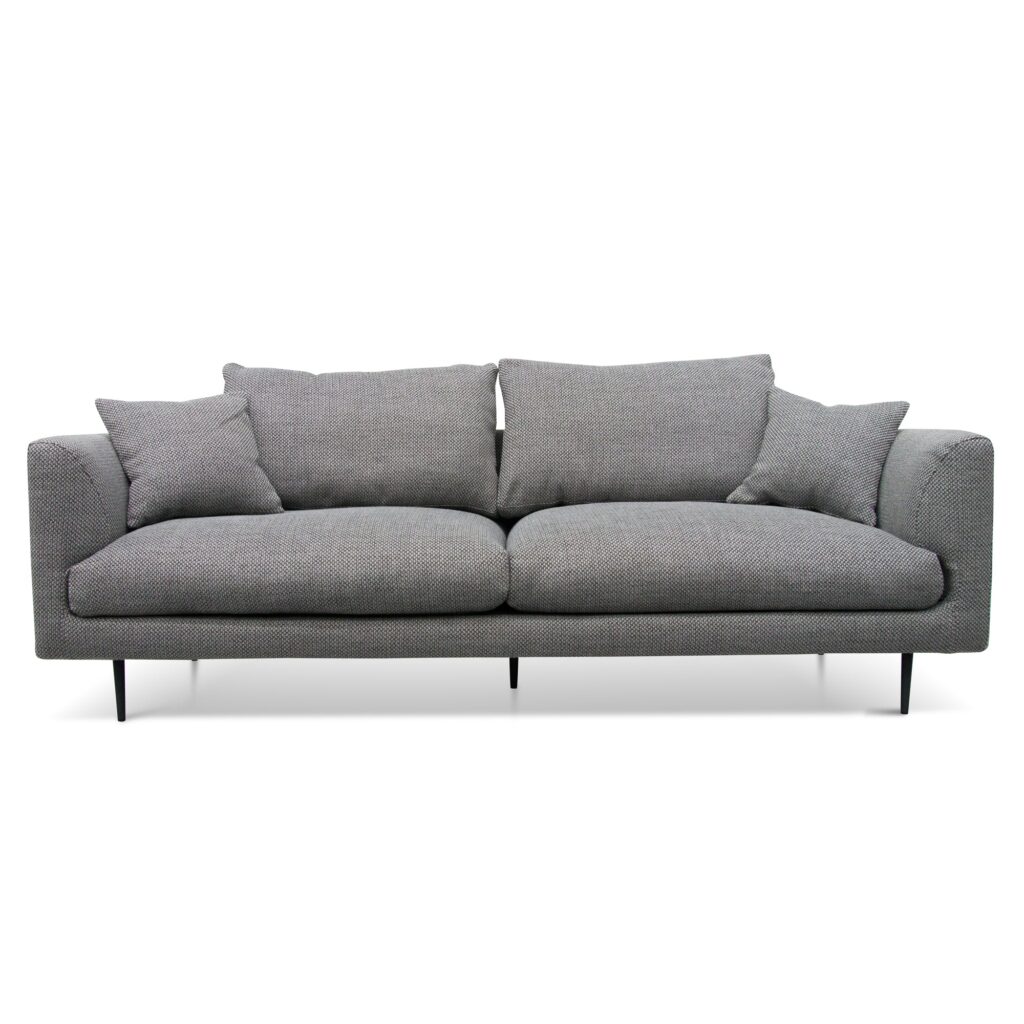 Victor 4 Seater Fabric Sofa Noble Grey luxury durable ergonomic living room modern
