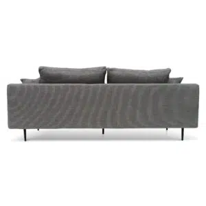 Victor 4-seater fabric sofa in Noble Grey for modern living rooms with ergonomic comfort