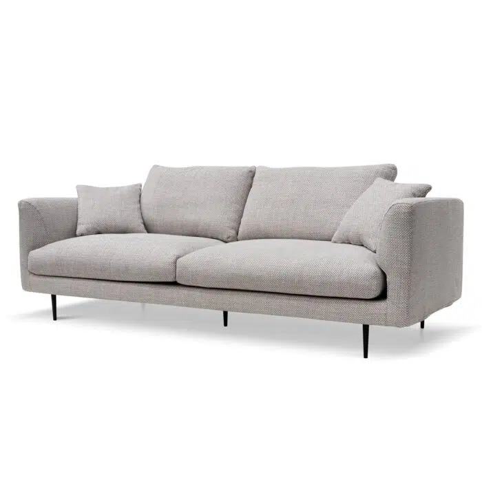 Elliot 4 Seater Fabric Sofa – Passive Grey