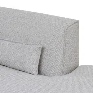 laurent left chaise sofa sterling sand spacious luxurious design durable modern home decor