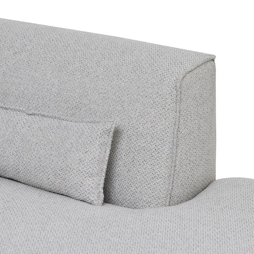 laurent left chaise sofa sterling sand spacious luxurious design durable modern home decor