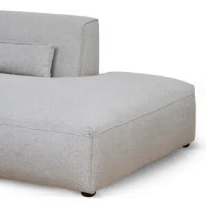 luxurious comfort spacious design laurent left chaise sofa sterling sand sofa with soft cushions and low profile silhouette